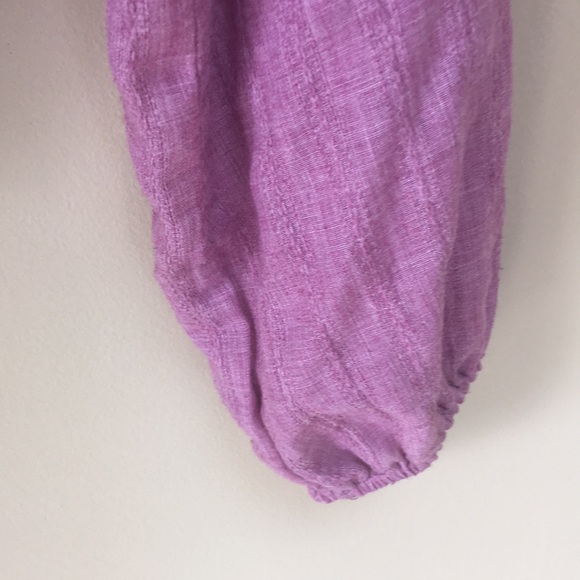 Lavender Color  Surplice Top Size XS - Picture 4 of 6